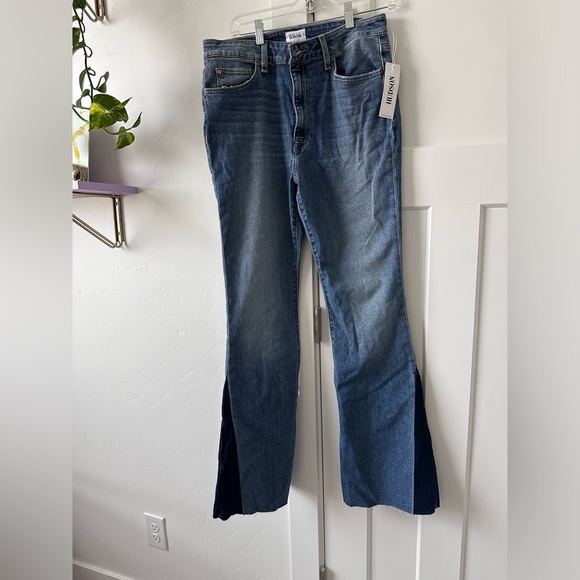 NWT, 30, Hudson Jeans, Heidi high waist flare leg jeans in psychedelic - Picture 6 of 10